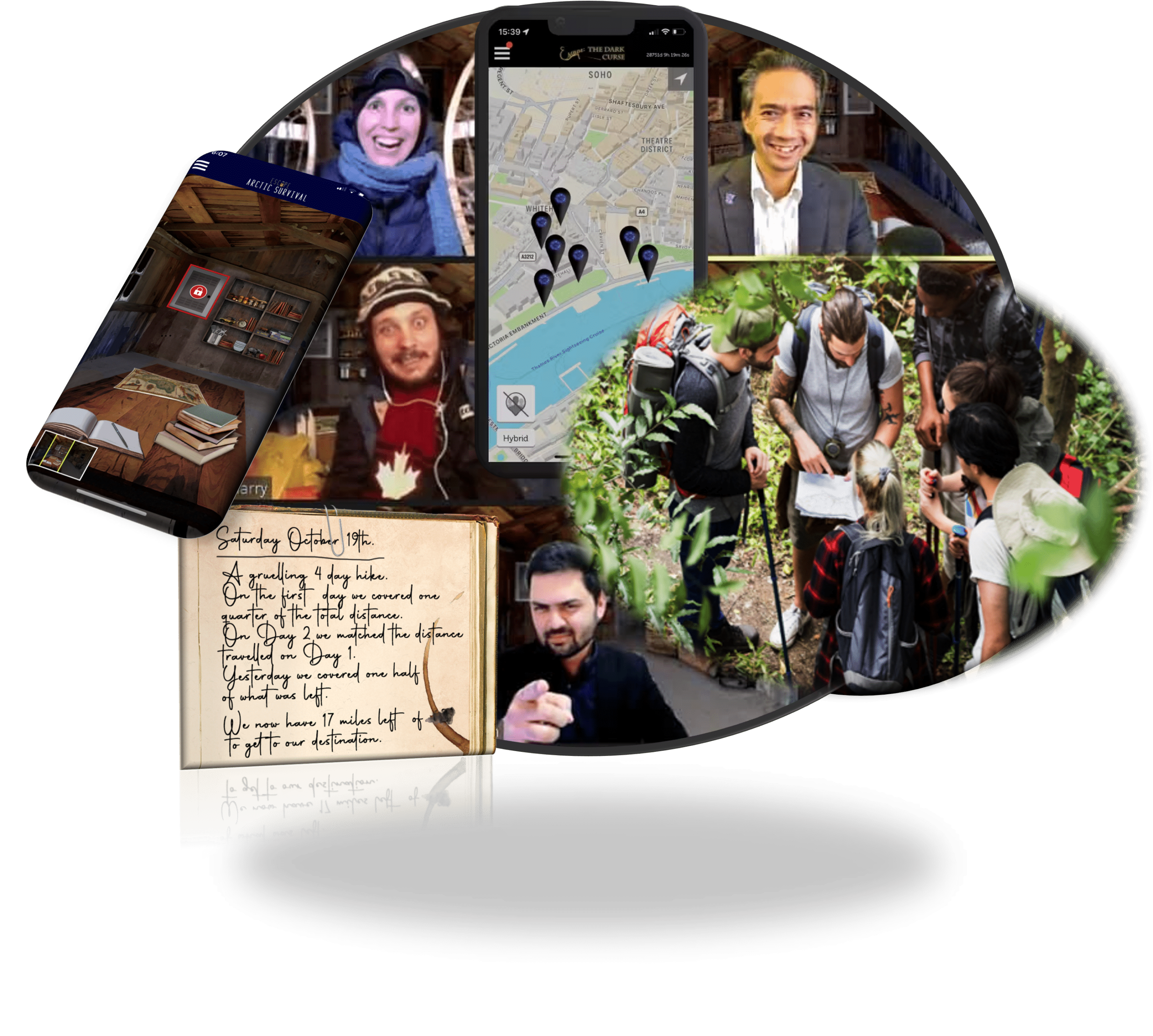 Escape Games On-Line, Virtually, Hybrid