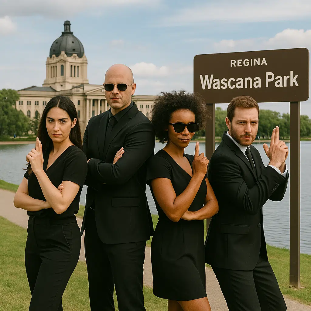 Regina Team Events and Activities Team of spy gamification participants