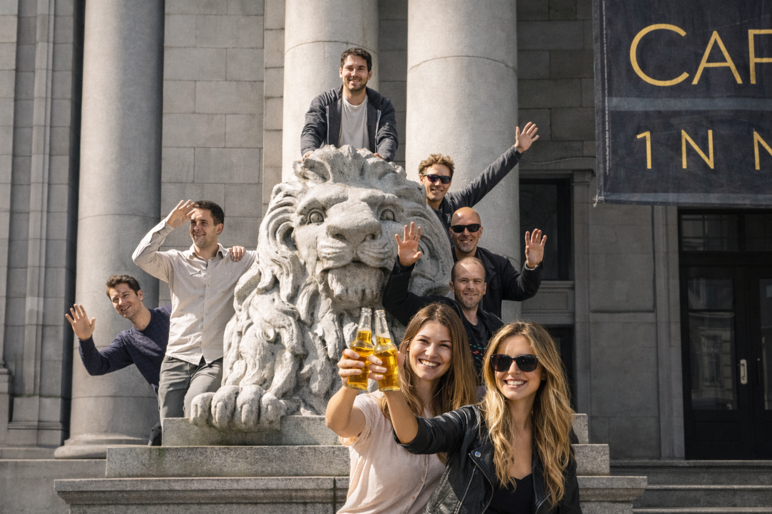 Having fun on a Slixer Scavenger Hunt Adventure