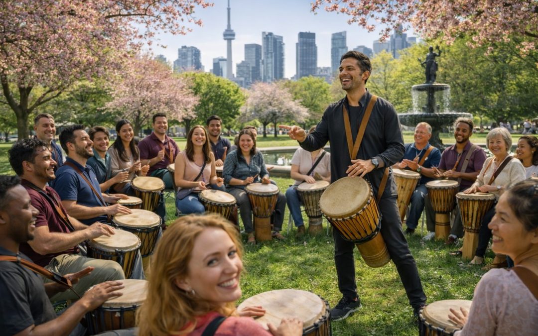Team Building Drumming