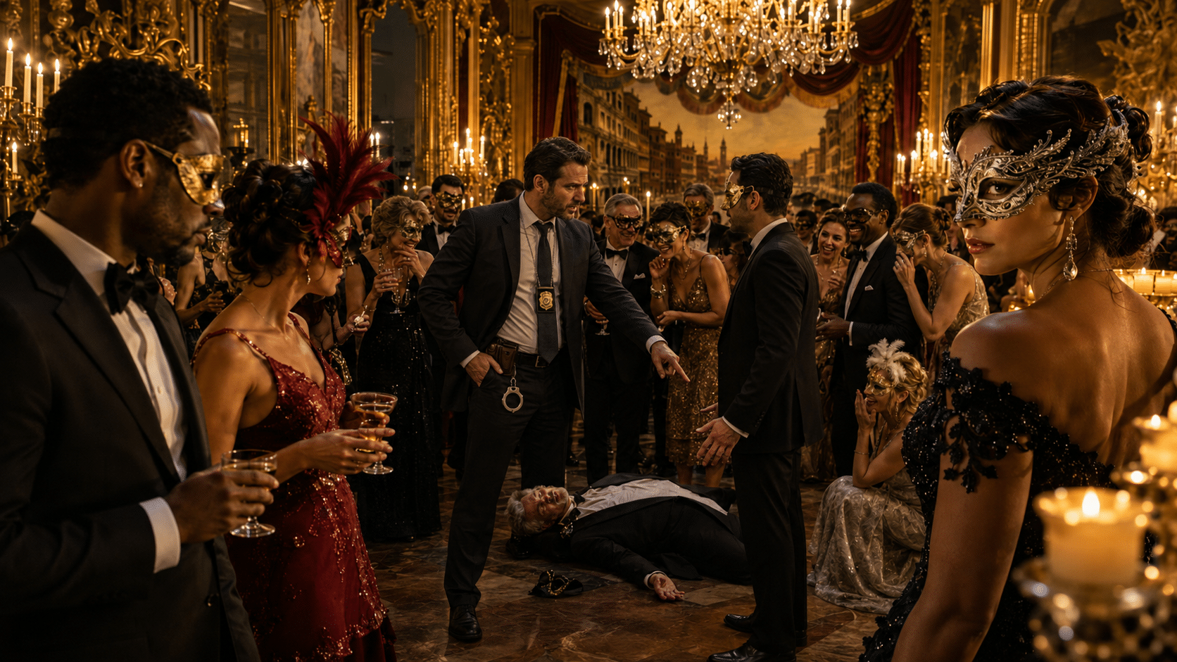 Masquerade murder mystery